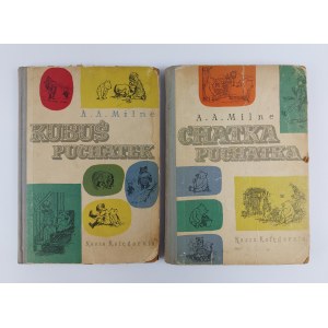 A.A. Milne | Ilustr. E. Shepard, Kubuś Puchatek + Chatka Puchatka, 1954 r., wyd. II