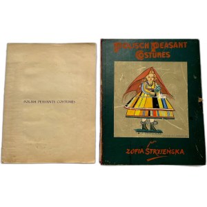 Zofia Stryjeńska ( 1891 - 1976 ), complete portfolio  Polish Peasants Costumes, Swedish publisher 1939