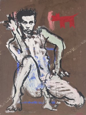 Hannes Scheucher ( 1939 - 2022 ), E. Schiele, 1992