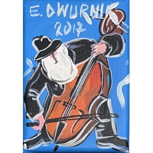 Edward Dwurnik ( 1943 - 2018 ), Kontrabassist, 2017