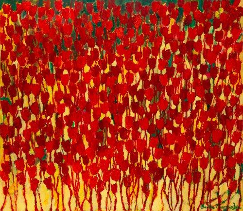 Beata MURAWSKA (ur. 1963), Czerwone tulipany, 2000