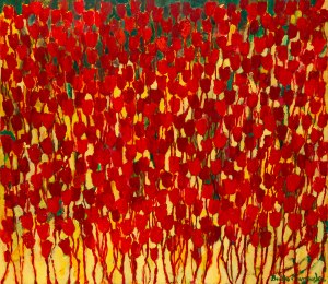 Beata MURAWSKA (b. 1963), Red tulips, 2000