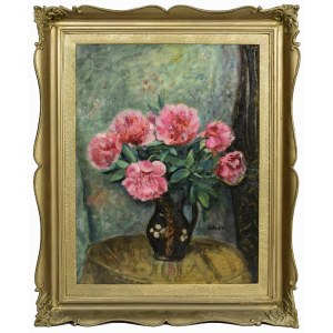 Irena WEISS - ANERI (1888-1981), Peonies in a clay pot, pre-1972