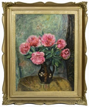 Irena WEISS - ANERI (1888-1981), Peonie w glinianym dzbanku, przed 1972