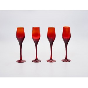 Zbigniew HORBOWY (1935-2019), Set of 4. glasses