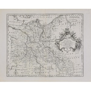 Emanuel BOWEN (1693/1694-1767), Mapa severovýchodnej časti Nemecka