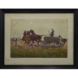 Brunon GĘSTWICKI (1882-1969), Horse Review