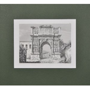 Carl MERKER (1817-1897), Triumphal Arch of Trajan in Benevento, 1856