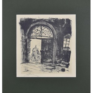 Antoni SUCHANEK (1901-1982), Ruins of Old Warsaw - portal of the Baryczka tenement house, Stary Rynek 32,1945