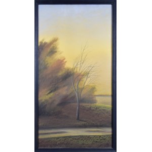 Grazina BUKIENE, Albero solitario - dalla serie Colori della sera, 1995