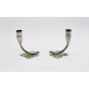 A pair of candlesticks