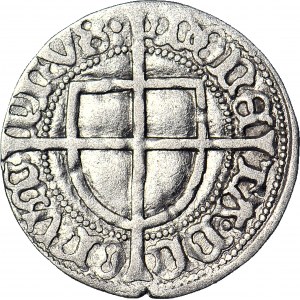 R-, Deutscher Orden, Jan von Tiefen 1489-1497, Pfennig, R3