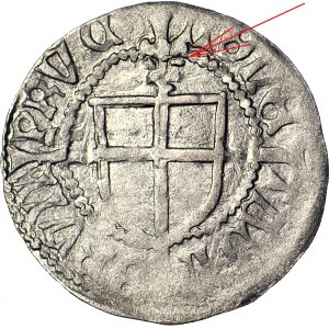 RR-, Deutscher Orden, Ludwig von Erlichshausen 1450-1467, Sable, Rose über Schild