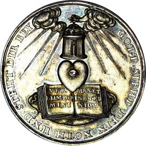 R-, Medaille 1629 Jan Höhn - Danzig, Leipziger Theologenkongress