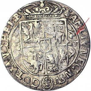 Sigismund III Vasa, Ort 1623, Bydgoszcz, PRVM, selten, Dekoration im Schild unvollständig Würmer