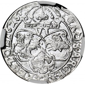 RRR-, Zygmunt III Waza, Szóstak 1626, Kraków, DWIE DATY R6