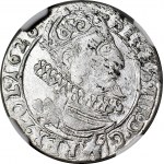 RRR-, Sigismund III Vasa, Sixpence 1626, Krakau, ZWEI TERMINE R6