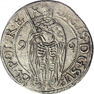 R-, Zygmunt III Waza, 1 öre 1596, Sztokholm, R3