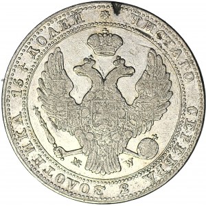 Zabór Rosyjski, 5 złotych = 3/4 rubla 1838, MW, Warszawa