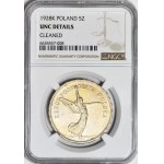 R-, 5 złotych 1928 Nike, ze znakiem bardziej oddalonym od stopy, Warszawa, mennicze