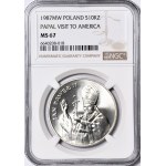 10.000 złotych 1987, Jan Paweł II, Wizyta w Ameryce, mennicze