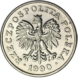RRR-, 50 złotych 1990, DESTRUKT - skrętka