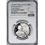 200.000 złotych 1991, Jan Paweł II, w tle Matka Boska Częstochowska, PRÓBA NIKIEL