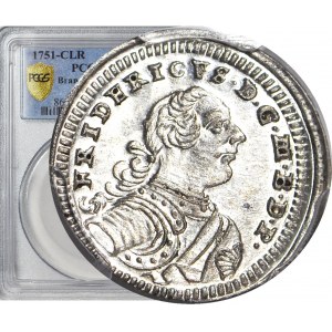 Niemcy, Brandenburgia-Bayreuth, Fryderyk II, 1 Krajcar Bayreuth 1751 CLR