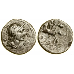 Republika Rzymska, denar, 116-115 pne, Rzym