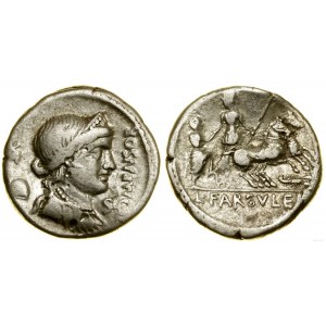 Republika Rzymska, denar, 75 pne, Rzym