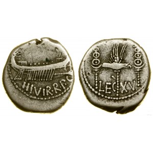 Republika Rzymska, denar, 32-31 pne, mennica ruchoma
