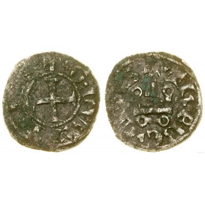 Krzyżowcy, denar turoński, 1280-1294