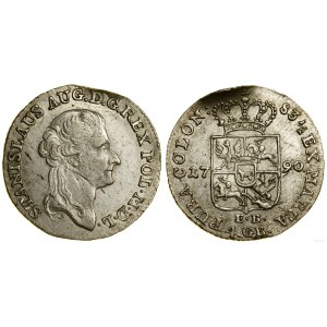 Polska, złotówka (4 grosze), 1790 EB, Warszawa