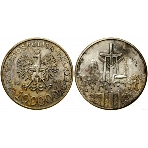 Polska, 100.000 złotych, 1990, USA