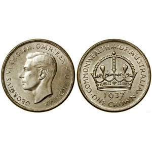 Australia, 1 korona, 1937, Melbourne