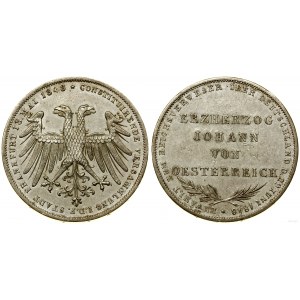 Niemcy, podwójny gulden, 1848, Frankfurt