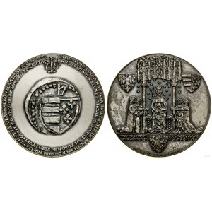 Polska, medal z serii królewskiej PTAiN - Jadwiga, 1983, Warszawa