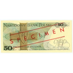 50 zloty 1979 - Serie BW 0000000 - Nr.0411 - MODELL / SPECIMEN