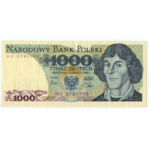 1.000 złotych 1982 - seria HE