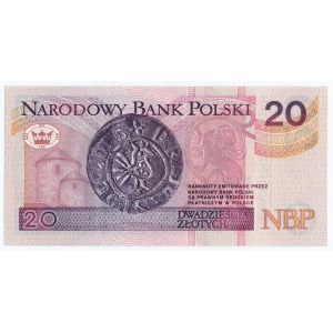 20 złotych 1994 - seria zastępcza YC