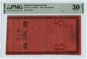 100 złotych 1794 - PMG 30 NET