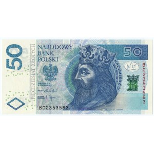 50 złotych 2017 - seria BC