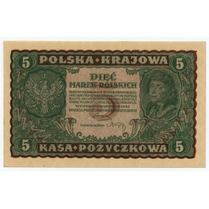 5 marek polskich 1919 - II Serja E