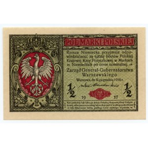 1/2 marki polskiej 1916 - Generał seria B