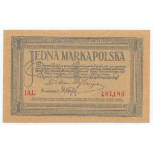 1 polnische Marke 1919 - Serie IAL
