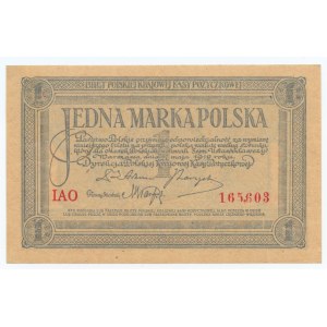 1 polnische Marke 1919 - Serie IAO
