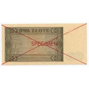 2 złote 1948 - seria BU - SPECIMEN
