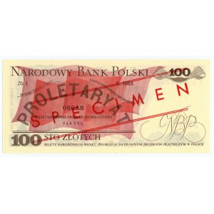 100 złotych 1979 - EU 0000000 - WZÓR/SPECIMEN No 2440*