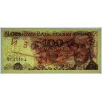 100 złotych 1979 - EU 0000000 - WZÓR/SPECIMEN No 2440*