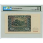 50 złotych 1941 - seria B - PMG 67 EPQ - 2-ga max nota
